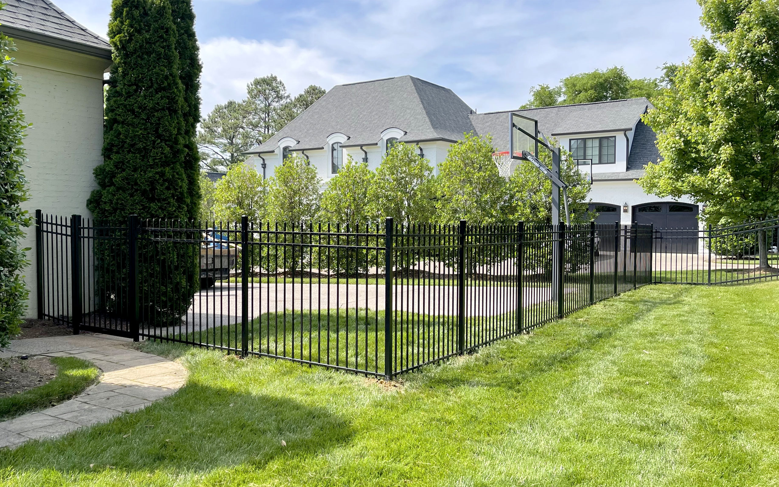 Ornamental Aluminum Fence Example